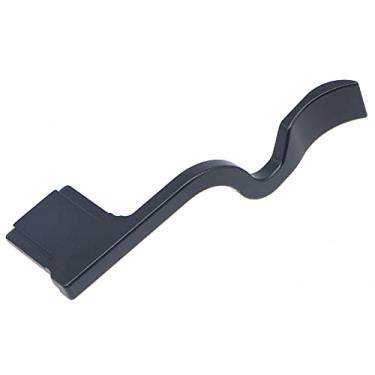 Imagem de HITHUT Hot Shoe Pega de polegar para câmera Fujifilm X-T4 XT4 preta