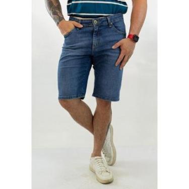 Imagem de Bermuda Jeans Masculina Slim Tradicional Elastano Anticorpus-Masculino