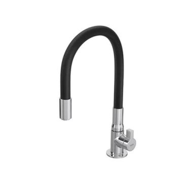 Imagem de Torneira Cozinha Giratória Gourmet Bancada Hydra Motion com Bica Flexí