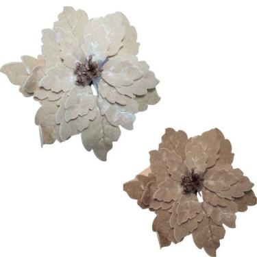 Imagem de Flor Artificial de Natal 24CM COR:MARROM - Elite