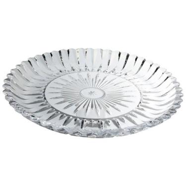Imagem de PRATO BOLO BOLEIRA REDONDO HOME&CO VIDRO 2x30x30cm TRANSPARENTE, Mater