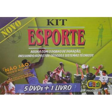 Imagem de Kit: Esporte 1 Livro + 5 DVDs Autor: SBJ Produções (novo, lacrado)