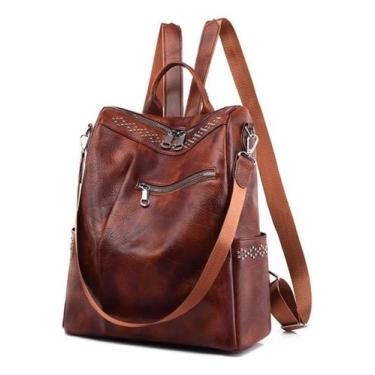 Imagem de Mochila Bolsa Feminina Ombro Casual 2024 Estilosa Resistente Recomenda