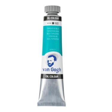 Imagem de Tinta Óleo 20 Ml Talens Van Gogh Serie 1 Turquoise Blue 522, 20ML