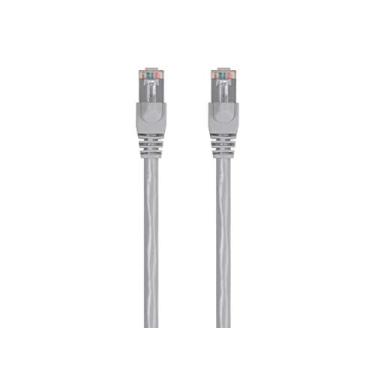 Imagem de Monoprice Cabo de rede Ethernet Cat6 – 3,5 m – Cinza, RJ45 Snagless, 550 MHz, STP, fio de cobre puro desencapado, 24 AWG