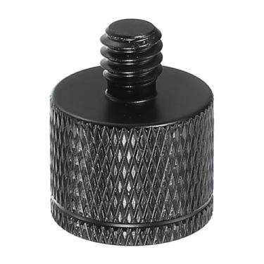 Imagem de PATIKIL Adaptador de parafuso de tripé M6 fêmea para macho de 1/10.2 cm, conectores de porca de tripé, parafuso de montagem para câmera, conversor de cabeça dupla para suporte de microfone, acessórios