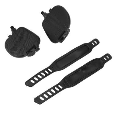 Imagem de Pedais de Ciclismo Fitness, Alças Ajustáveis ​​e Clipes de Dedo do pé PP e PVC Pedais de Ciclismo de Exercício Com Aço Inoxidável para Exercício (Rosca de 1/2 pol.)