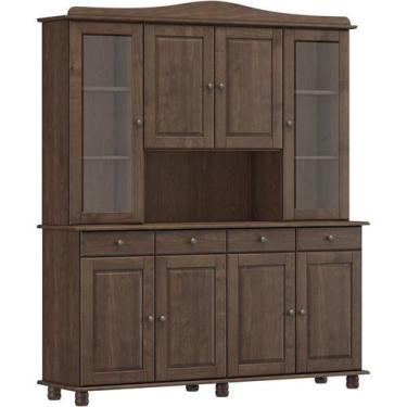 Imagem de Cristaleira Madeira Maciça 8 Portas 169 cm 8963 Cafe Milani Store, Caf
