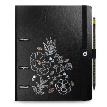 Imagem de Caderno argolado A5, coleção Noir, 14,8 x 21 cm