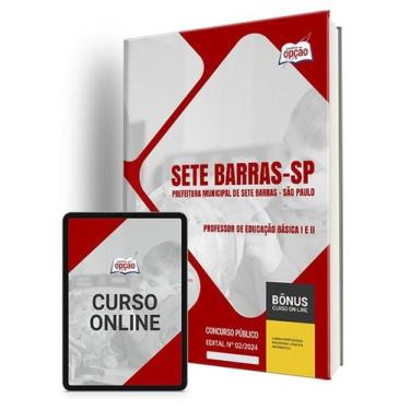 Imagem de Apostila Prefeitura de Sete Barras - SP 2024 - Professor de Educação B
