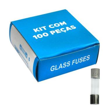 Imagem de 100x Fusível De Vidro 5x20 Pequeno Kit Com 100 Peças 6 Amp - GREEN, 04