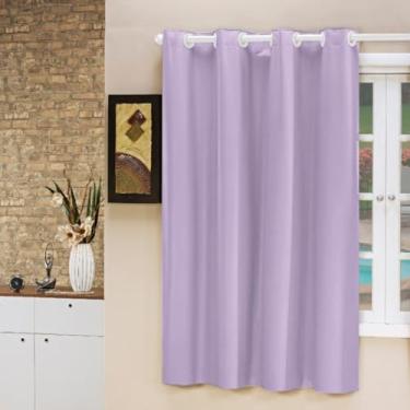 Imagem de Cortina Blecaute PVC Folha Única 1,40M x 80CM para Parede Janela Banheiro Sala Cozinha (LILÁS)