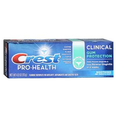 Imagem de Creme dental Crest Pro-Health Clinical Gum Protection Smooth Mint 3,5 oz da Crest (pacote com 2)