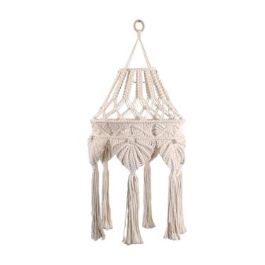 Imagem de Ioensy Abajur Macrame Boho Abajur Suspenso