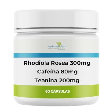 Imagem de Rhodiola Rosea 300mg + Teanine 200mg + Cafeína - 60 Doses
