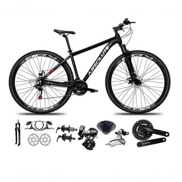 Imagem de Bicicleta Aro 29 Absolute Nero 5 Shimano Altus 24v Freios Hidráulicos Garfo Com Trava Preto Tam 23
