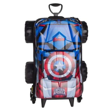 Imagem de Mochila Rodinha Tripla Capitão América Monster Trucks 3d 3850im24