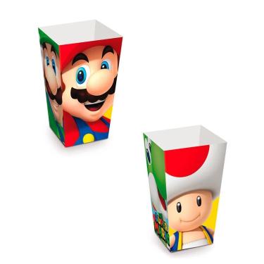 Imagem de Caixa De Pipoca Super Mario - 10 Unidades