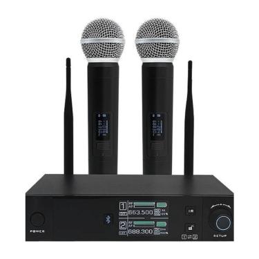 Imagem de Microfone Sem Fio Leson Ls Vks2 Com Bluetooth