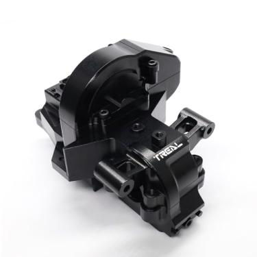 Imagem de TREAL Aluminum 7075 Rear Bulkhead CNC Machined Gearbox Set Upgrades for 1/8 Maxx Slash Maxx(Black)