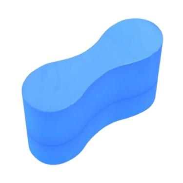 Imagem de RNXRZANK Prancha de boia leve com suporte para pernas e quadris, prancha de boia de natação para crianças e adultos, iniciante em condicionamento aquático, Azul