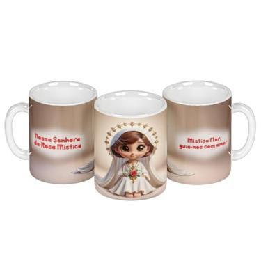 Imagem de Caneca branca católica divina animação (14930)