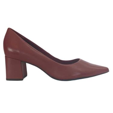 Imagem de Sapato Bottero 354901 Feminino Burgundy bico fino saltinho
