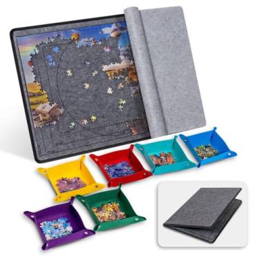 Imagem de Tabuleiro de quebra-cabeça Becko US Jigsaw com 6 bandejas de classific