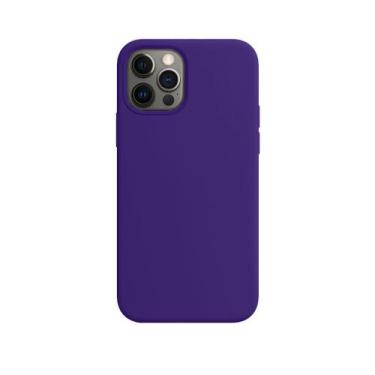 Imagem de Capa Capinha Silicone Compatível com iPhone 12 PRO MAX - GCM, Violeta