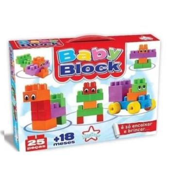 Imagem de Blocos De Montar - 25 Peças - Baby Block - Big Star 355-BB