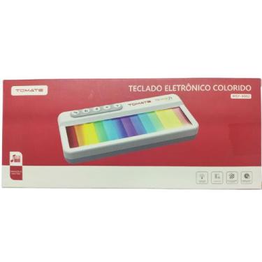 Imagem de Mini Piano Teclado Eletronico Colorido Rgb Infantil Msy-9992 - ELETRON