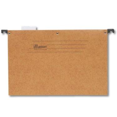 Imagem de 10 Pastas Suspensas Marmorizadas Haste Metal Organização - Polycart