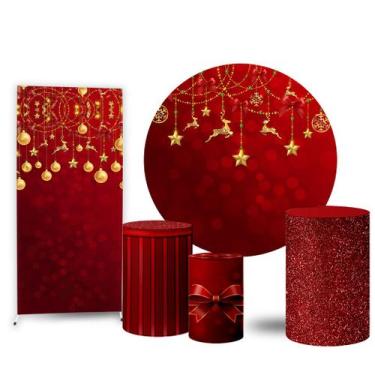 Imagem de Trio Capas Cilindro + Painel Redondo + Lateral Natal - Fadrix, K2NAT00