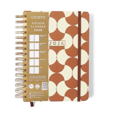 Imagem de AGENDA PLANNER WIRE-O 2026 BOSSA NOVA DIARIA A5 BOEMIA CARAMELO
