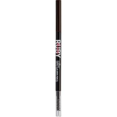 Imagem de Lápis de Sobrancelha Dark Go Brow Ultrafino Ruby Kisses 0,08g - RUBY K