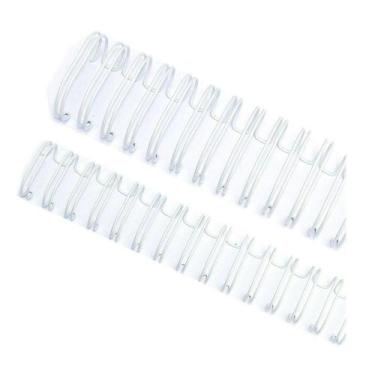 Imagem de Wire-o Garra Duplo Anel 7/8 Para 180 Fls A4 2x1 Branco 50Un - LASSANE