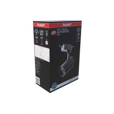 Imagem de Spot Trilho Authentic Led 7w Preto 6500k Avant