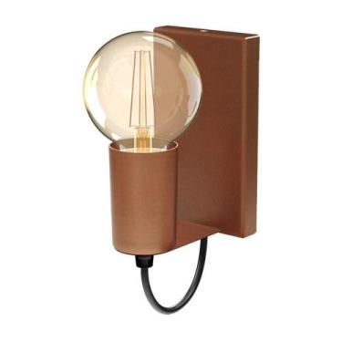 Imagem de Arandela Taschibra Bilboquê Alumínio E27 Bivolt Cobre