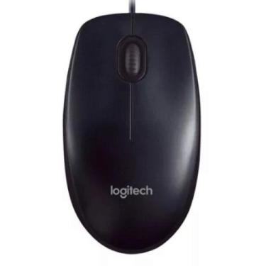 Imagem de Mouse Com Fio Usb M90 Preto Logitech - brand