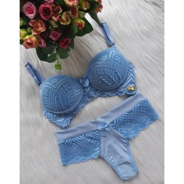 Imagem de Conj Lingerie - Presentusdei, Cor frozem, M