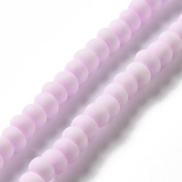 Imagem de 650 peças pequenas contas de porcelana feitas à mão 4 x 3 mm contas planas redondas pequenas de cerâmica espaçador de porcelana solta para fazer joias, pulseiras faça você mesmo, colar, brinco, contas