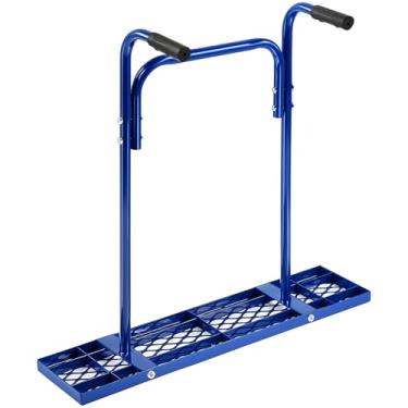 Imagem de MorningRo Ferramenta de adulteração de concreto de 91 cm x 20 cm, comprimento do cabo de 86 cm, malha com padrão de diamante para agregação grande na parte inferior para adicionar força, garantindo