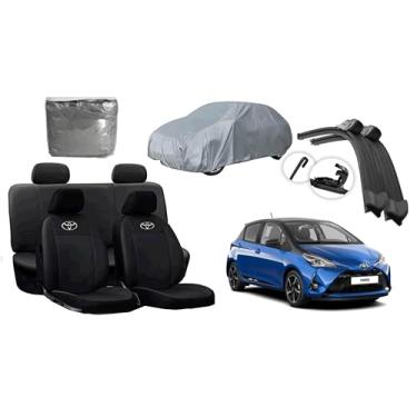 Imagem de Capa de couro +Capa de cobrir + Limpador de para - brisa -Toyota yaris 12-18