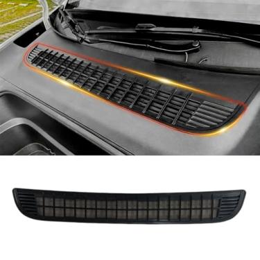 Imagem de ZWPARTS Capa protetora de entrada de ar adequada para 2026 Model Y Juniper, moldura ABS e instalação de encaixe de tela de malha de aço, proteção contra detritos