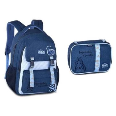 Imagem de Kit Mochila Costas Alice País Das Maravilhas Estojo Box 2026 - luxcel,