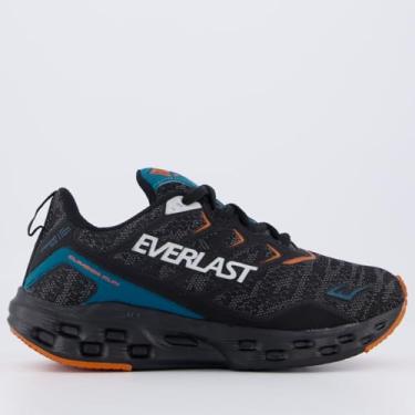 Imagem de Tênis Everlast Climber Run Preto e Laranja 41