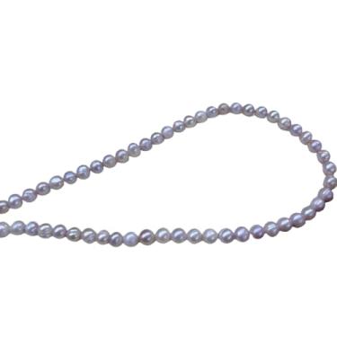 Imagem de Zotoone Pérolas naturais cultivadas em água doce para fazer joias, contas soltas, feitas à mão, faça você mesmo para fazer joias, faça você mesmo, colar feminino, Pérola, Pérola