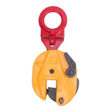 Imagem de Braçadeira de levantamento de placa vertical Heavy Duty 2T 4400LBS Capacidade ajustável 0 25mm Abertura Mecanismo de mola seguro Liga de aço Revestimento à prova de ferrugem para