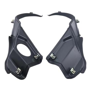 Imagem de JEENDA 1 par de grades de painel de para-brisa 55112951AC 551112952AC compatível com Jeep Grand Cherokee 2016-2022 painel de inserção de capa frontal esquerda e direita