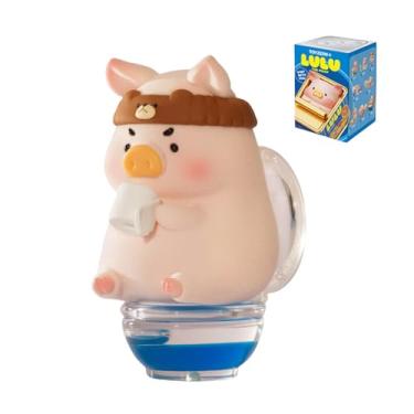 Imagem de maidimiao Lulu The Piggy Pig Stay with You Series Blind Box Figures Home dector 8 peças ornamento estatueta